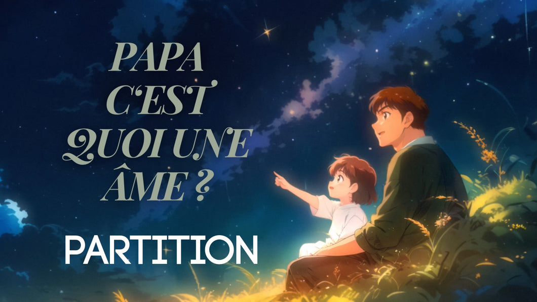 Papa c'est quoi une âme ? (partition)