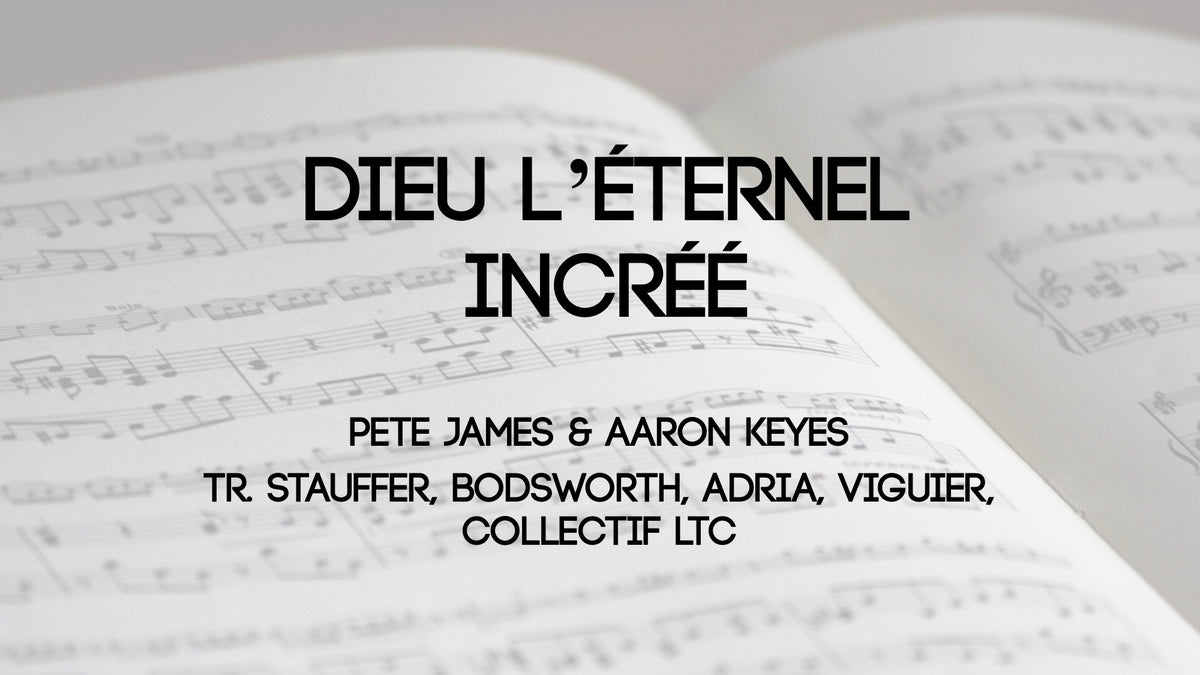 Dieu L éternel Incréé Pasteur Et Compagnie